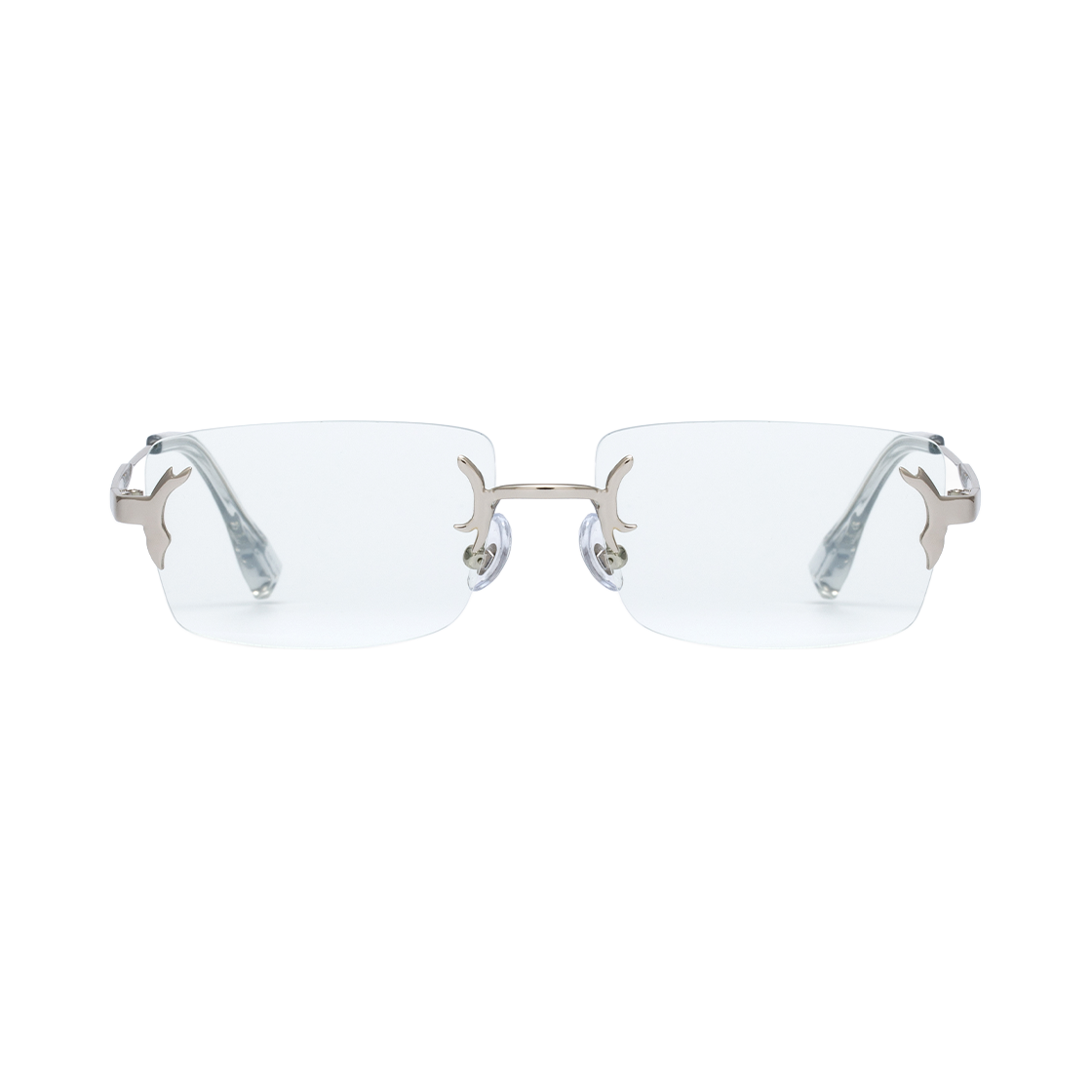 리끌로우 BUBU 블루라이트 안경 실버(RECLOW BUBU Blue Light Glasses Silver) - 1