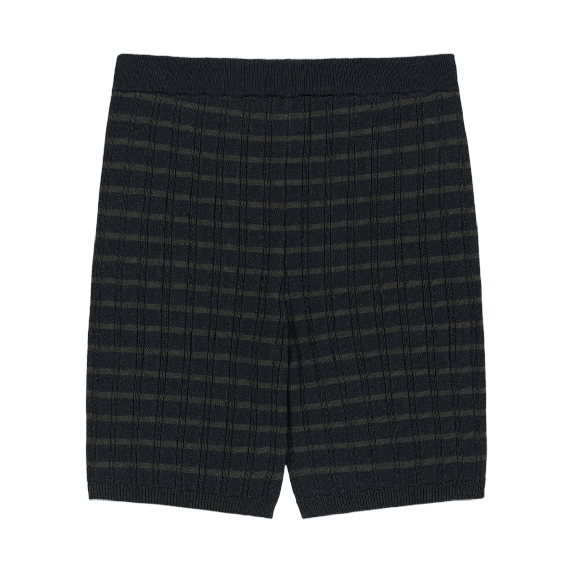 (W) 마뗑킴 스트라이프 니트 쇼츠 네이비((W) Matin Kim Stripe Knit Shorts In Navy) - 2