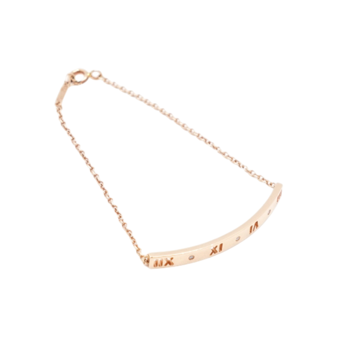 ITTNSBGO673V Tiffany & Co. 18K Rose Gold 3-Piece Diamond Atlas Pierced Bracelet