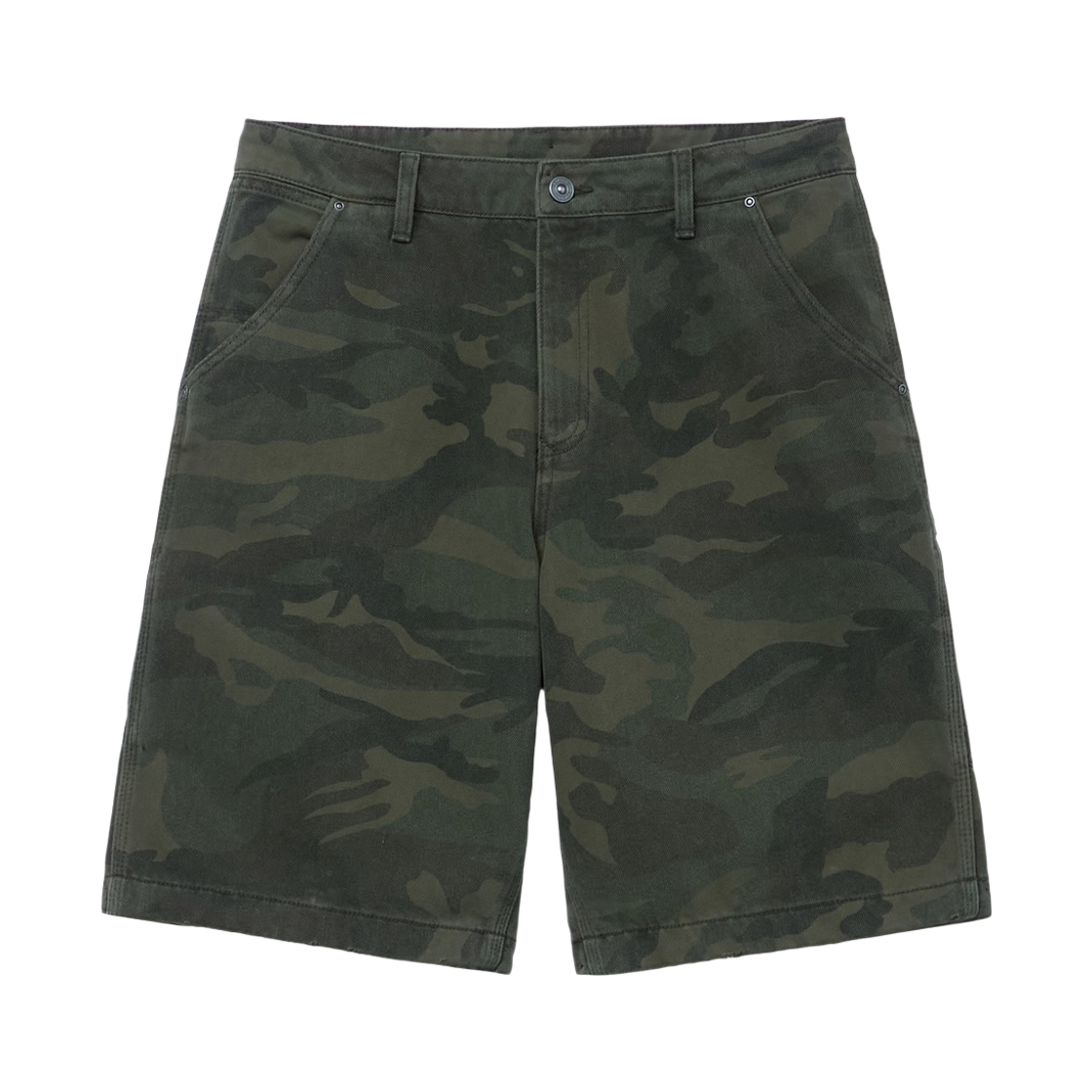 시리즈 X GTO 카모 카펜터 워시드 쇼츠 카키(Series Series X Gto Camo Carpenter Washed Shorts Khaki) - 1
