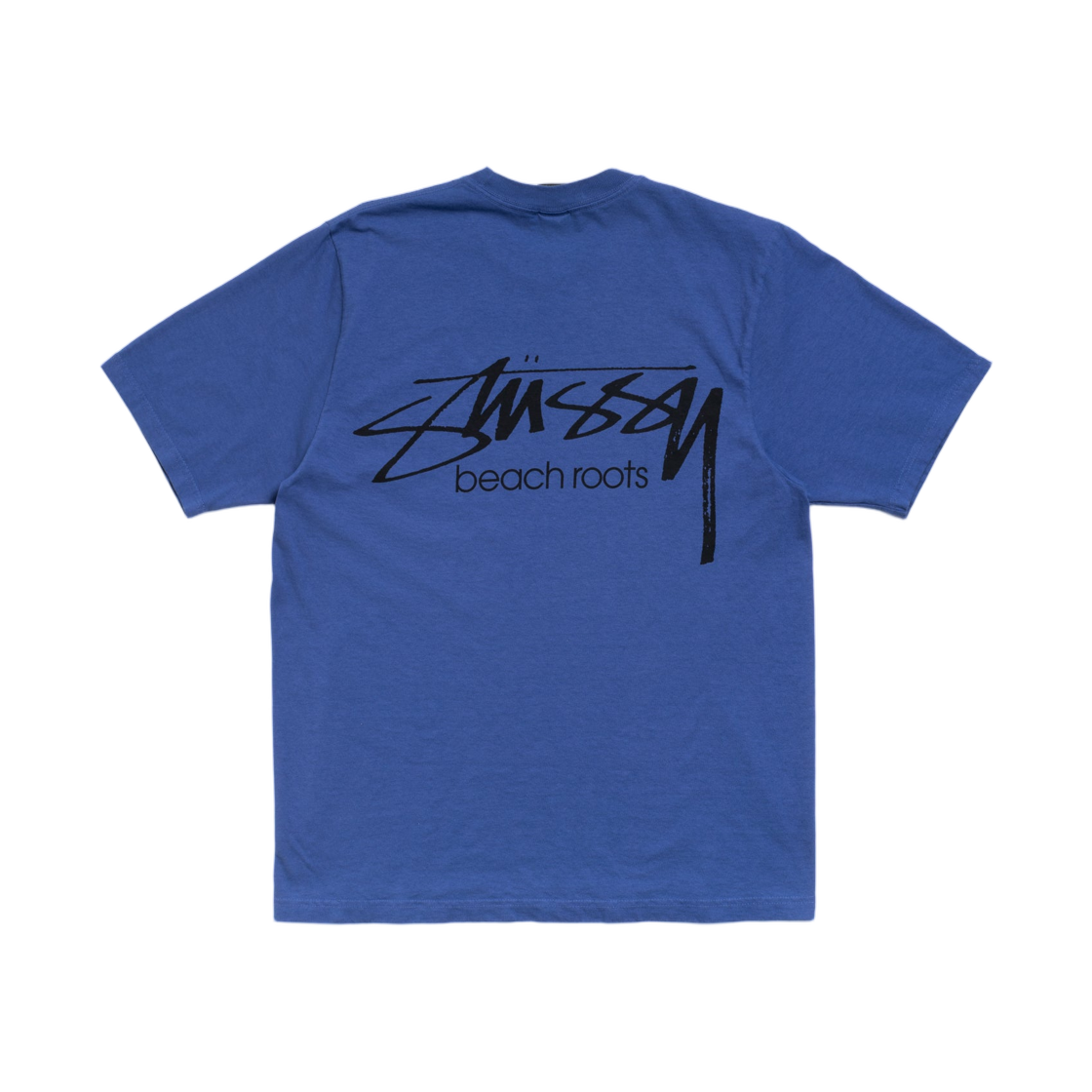 1905198 Stussy Beach Roots Pigment Dyed T-Shirt Indigo
