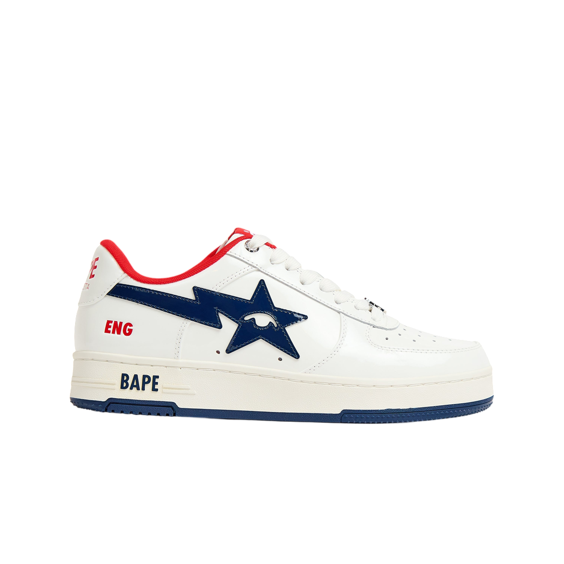 - BAPE x KidSuper Bape Sta England White
