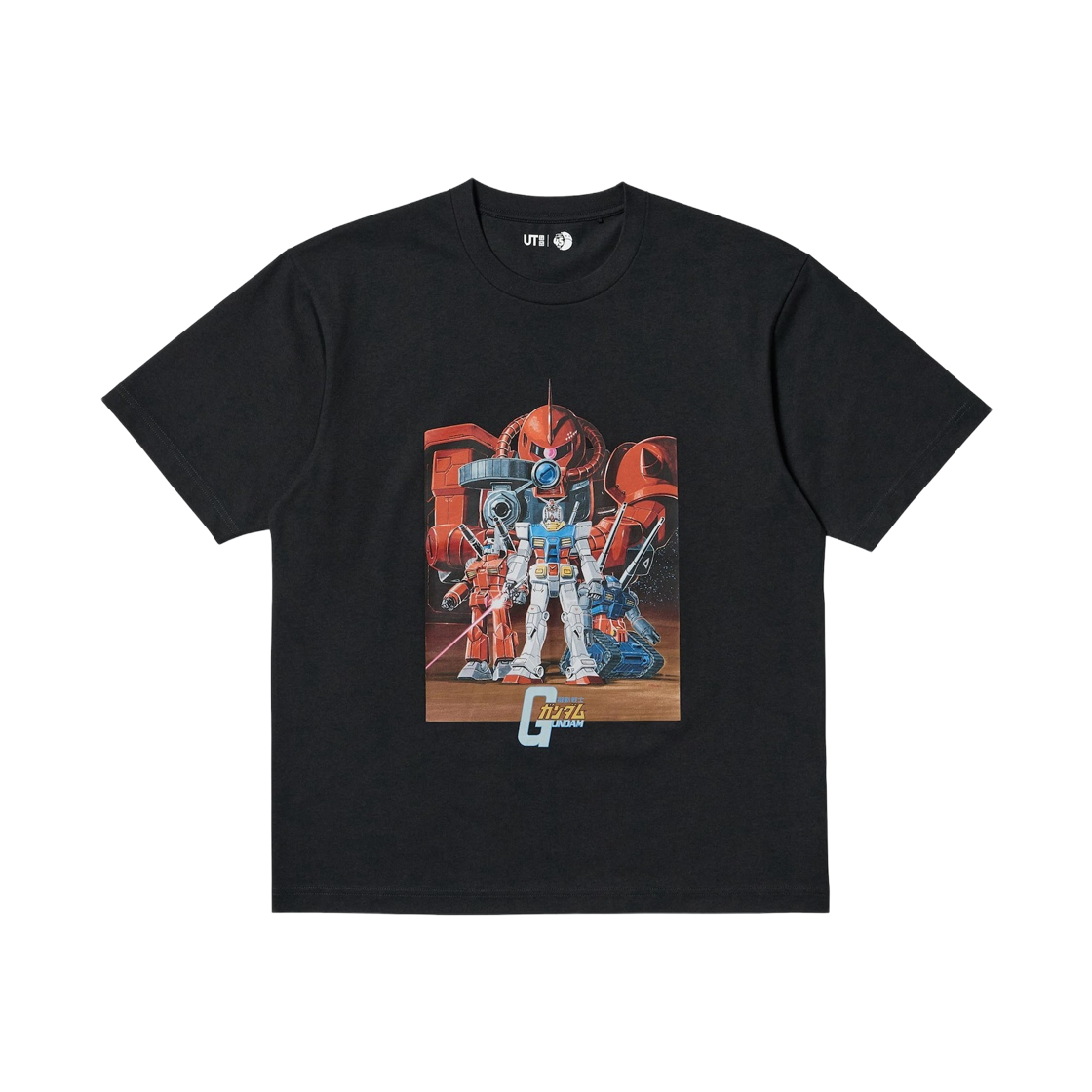 480143-09 Uniqlo UT x Gundam Graphic T-Shirt C Black - JP