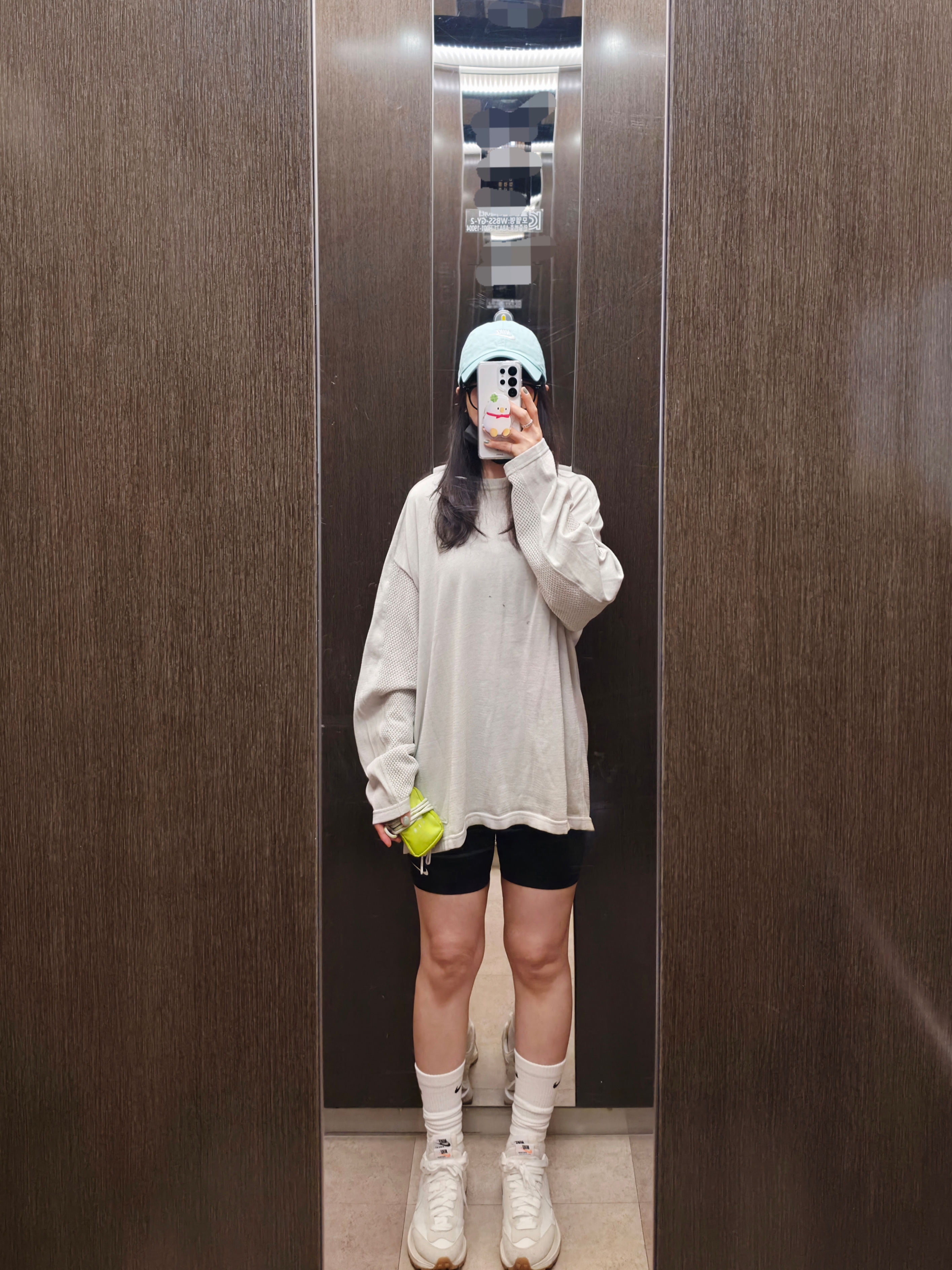 Nike Heritage 86 Futura Washed Cap Light Dew, Nike x Stussy L/S Jersey Light Bone (HF3898-072) 착용 스타일