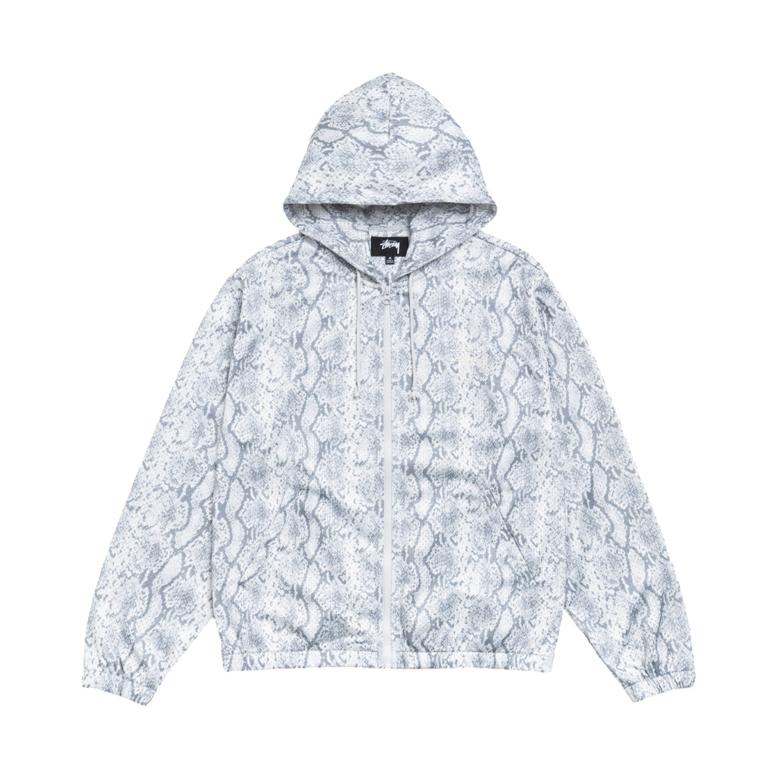 1140391 Stussy Athletic Mesh Zip Hoodie Snake
