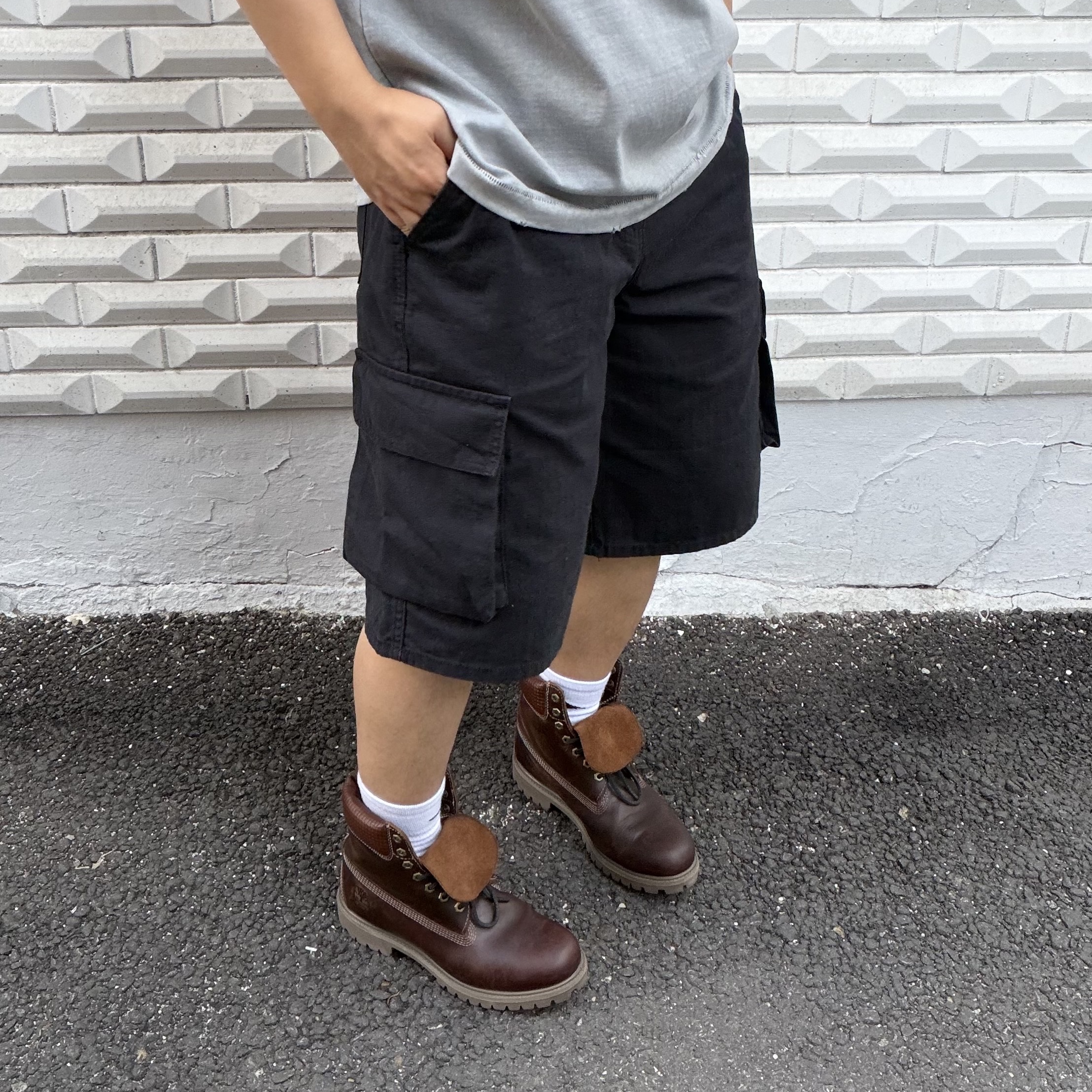 Timberland 6 Inch Laceup Basic Boots Wheat Brown - Wide 착용 스타일 - 3