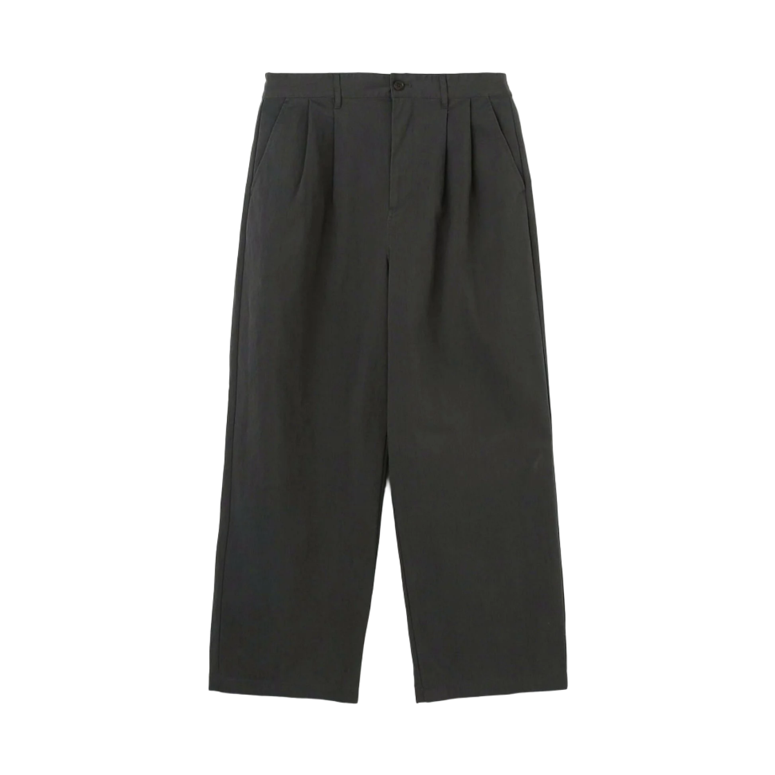 단톤 C/N 트윌 더블 플리츠 이지 팬츠 차콜(Danton C/N Twill Double Pleated Easy Pants Charcoal)