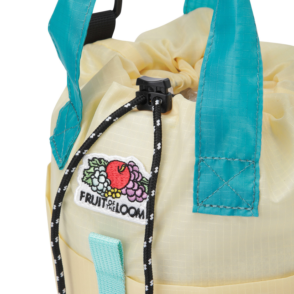 프룻오브더룸 프루티 보냉 토트 복조리백 옐로우(fruitoftheloom Fruity Cooler Tote Drawstring Bag YELLO) - 5