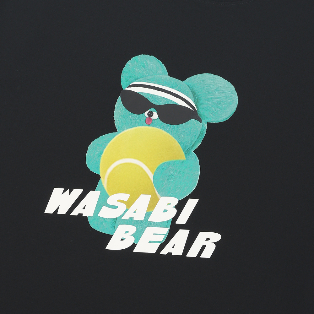케이스위스 x 와사비 베어 공용  쿨 반팔 티 BK(K-SWISS x WASABI BEAR U COOL SS T BK) - 4