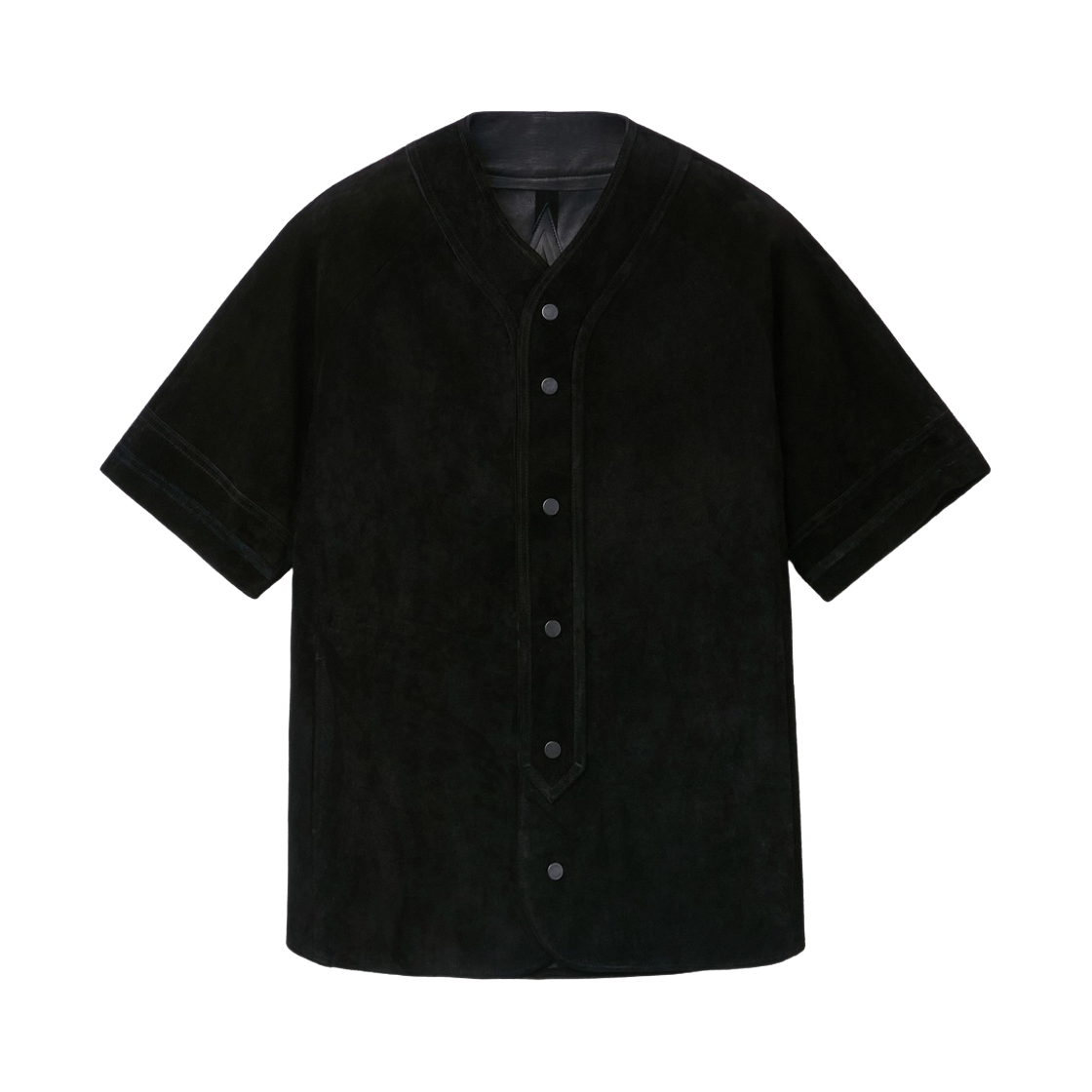시리즈 에이레더 베이스볼 자켓 블랙(Series A Leather Baseball Jacket Black)