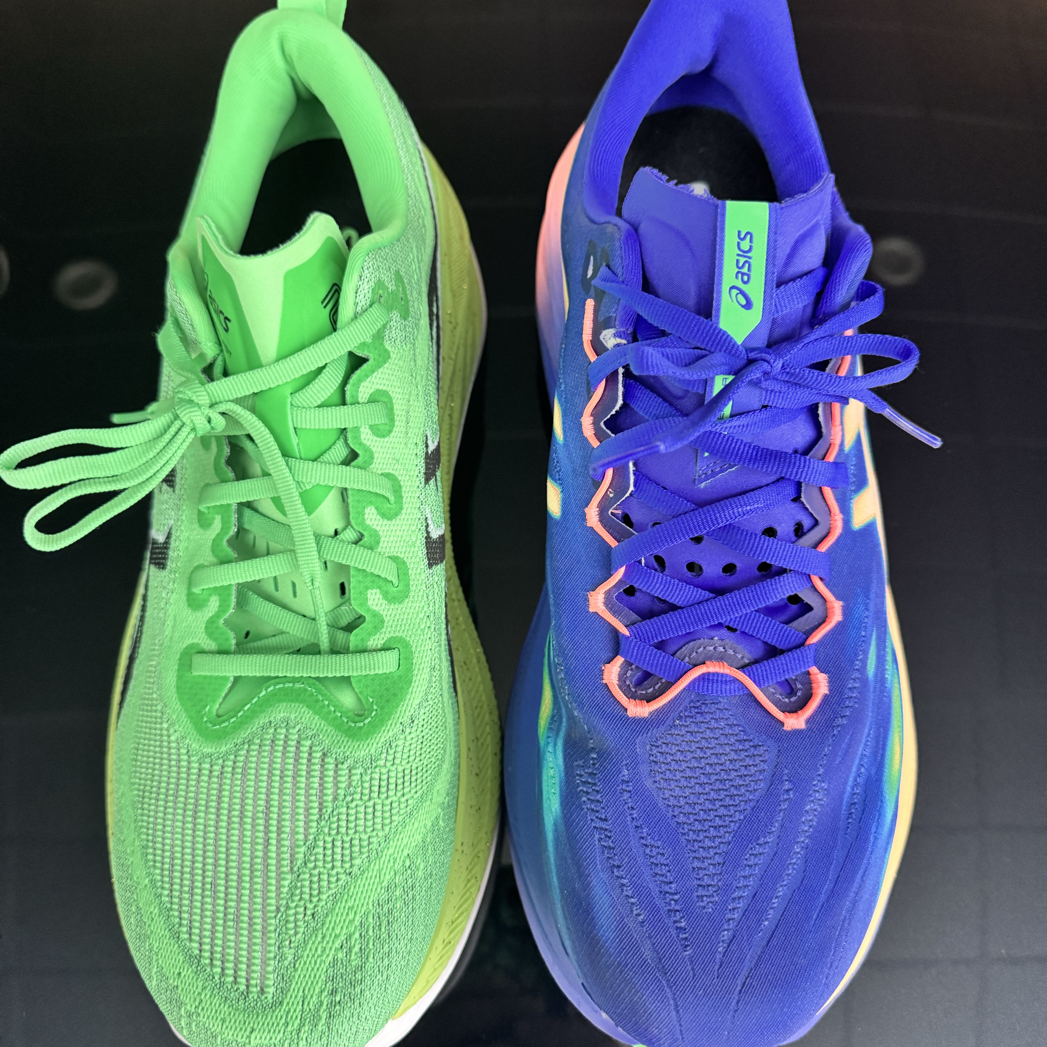 Asics Superblast 2 Ekiden Vital Green Black 착용 스타일 - 4