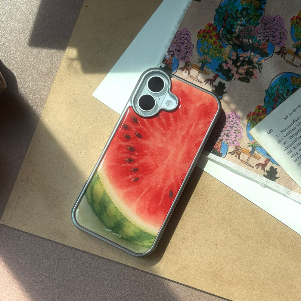 비비블 하우스 수박 폰케이스(BIBIBL HOUSE Watermelon Phone Case) - 2