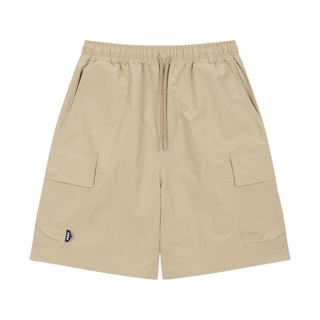GWBFPS04 WILLBE PLAY Logo Pocket Bermuda Pants Beige