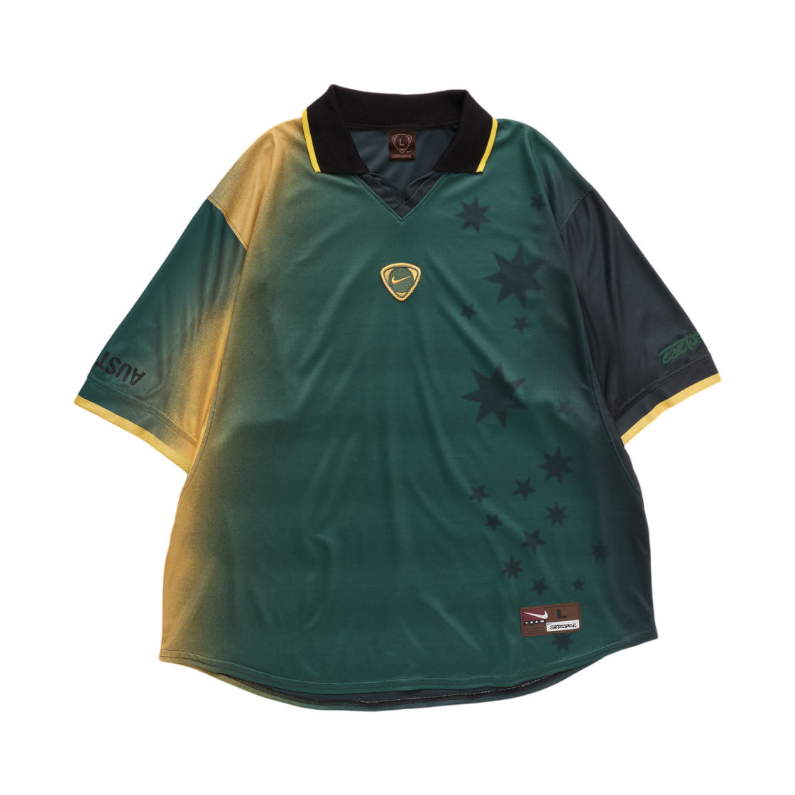 나이키 x 트래비스 스캇 캑터스 잭 오스트레일리아 토탈 90 레트로 저지 그린 옐로우(Nike x Travis Scott Cactus Jack Australia Total 90 Retro Jersey Green Yellow) - 1