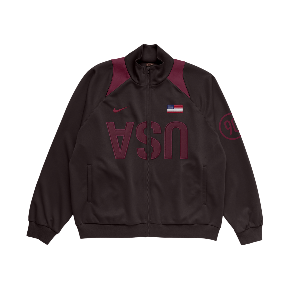 나이키 x 트래비스 스캇 캑터스 잭 USA 토탈 90 앤섬 자켓 브라운(Nike x Travis Scott Cactus Jack USA Total 90 Anthem Jacket Brown) - 1