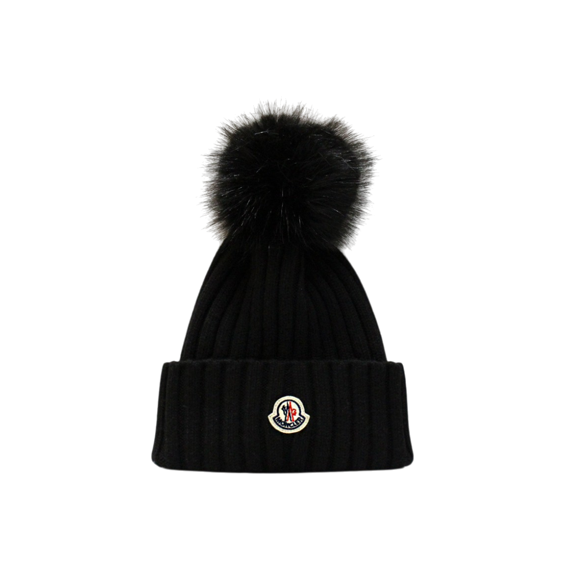 ITFPLFET6F22 Moncler Black Pom Pom Beanie H20933B00028