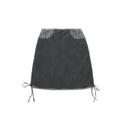 Polyteru Women Layered Skirt Charcoal