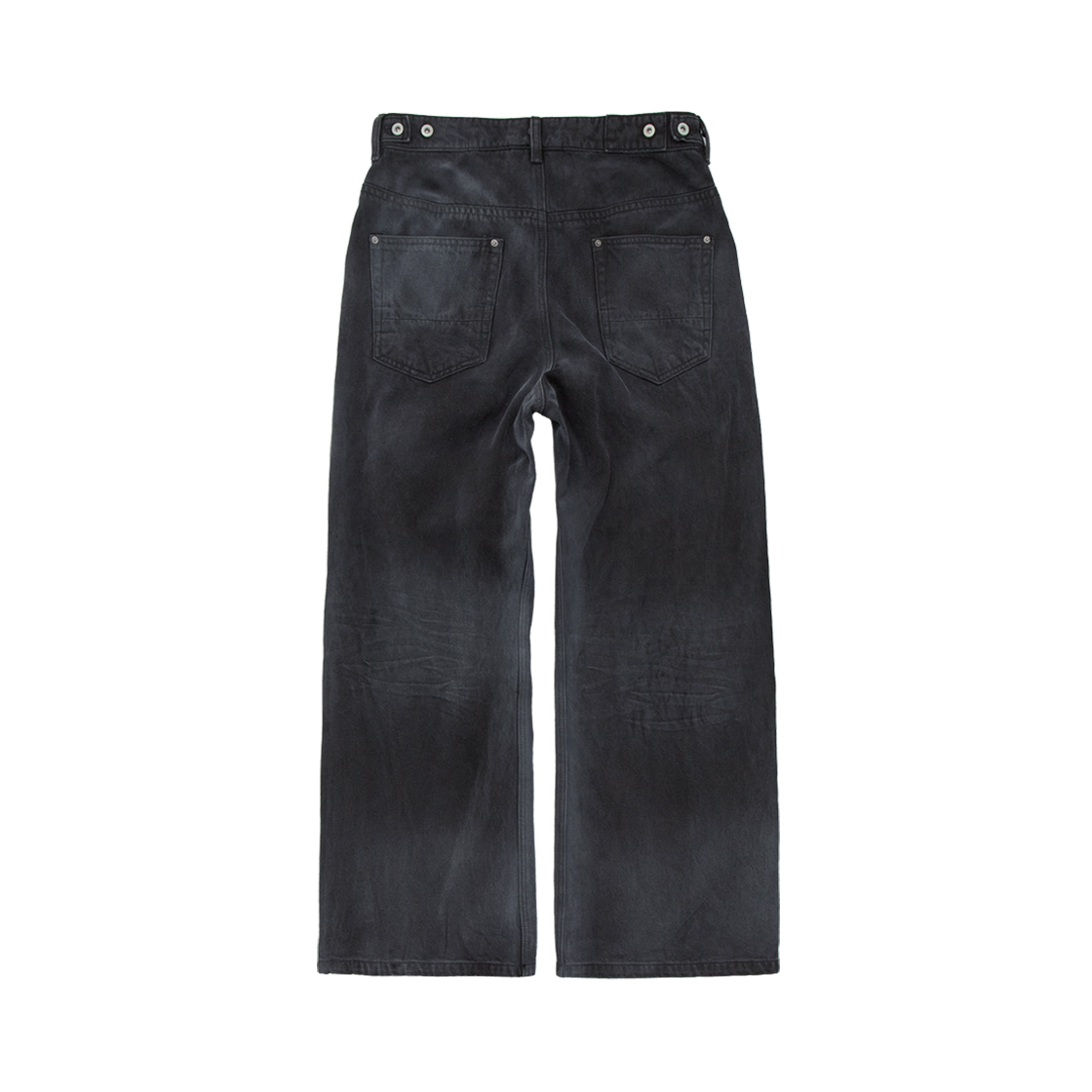 폴리테루 루즈드 코티드 진 (매트 코티드) 블루 차콜(Polyteru Loosed Coated Jean (Matt Coated) Blue Charcoal) - 2