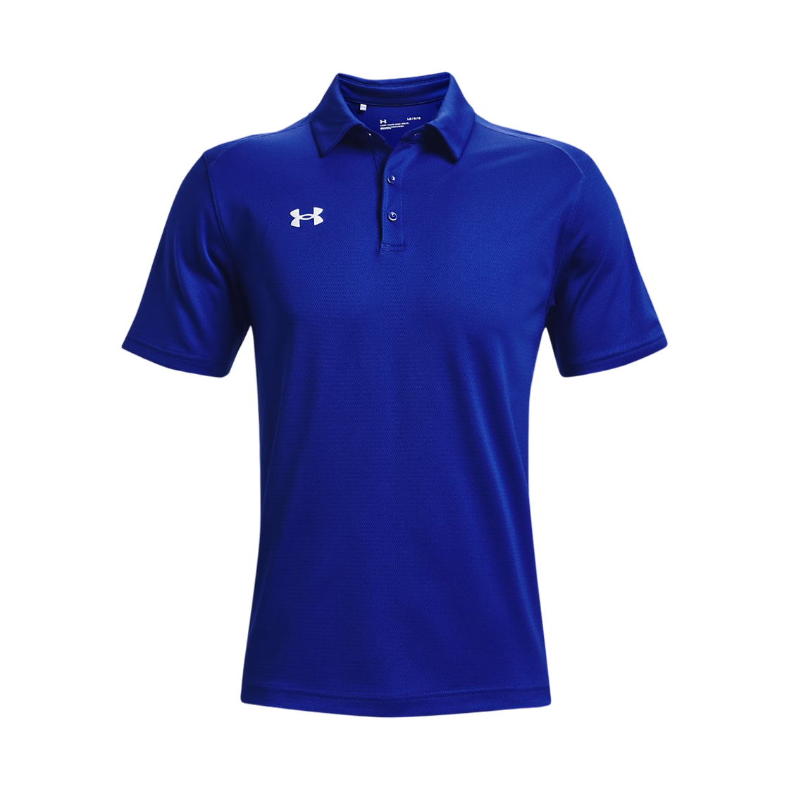 1370399-400 Under Armour UA Tech Team Polo Royal White