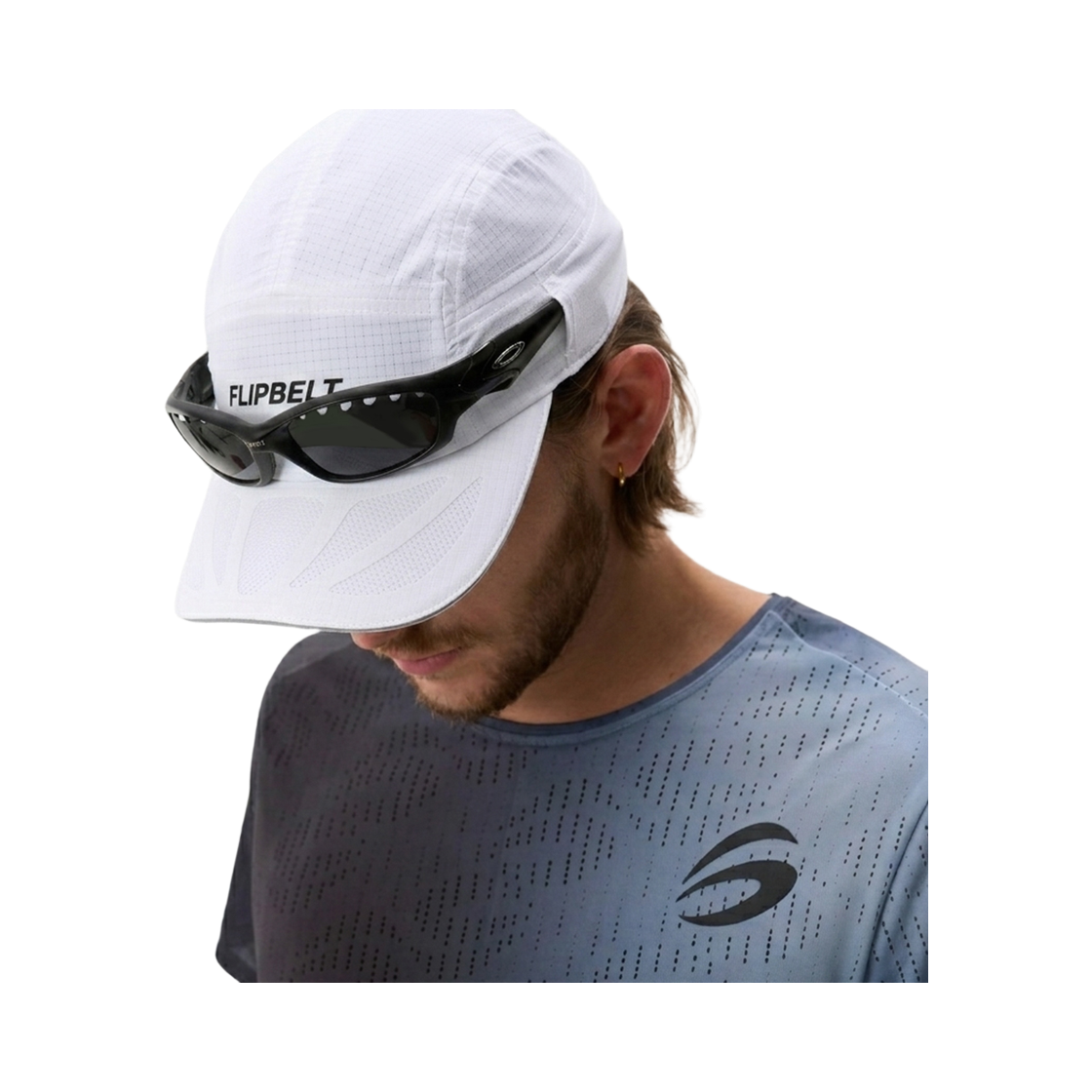 플립벨트 레이스 캡 스포츠 러닝모자 블랙(FlipBelt Race Cap Black) - 2