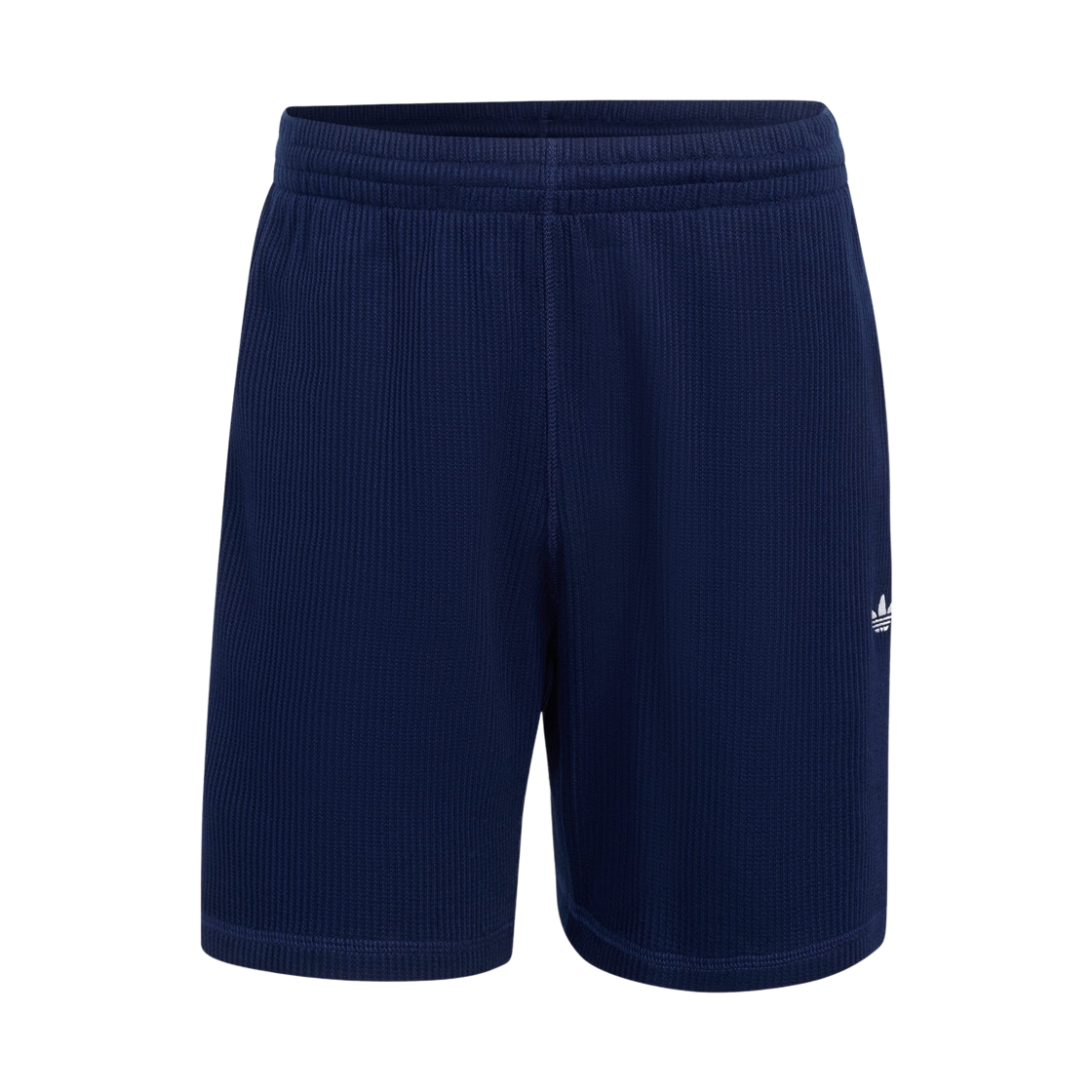 KT2445 Adidas Trefoil Essentials Waffle Shorts Night Indigo - KR Sizing