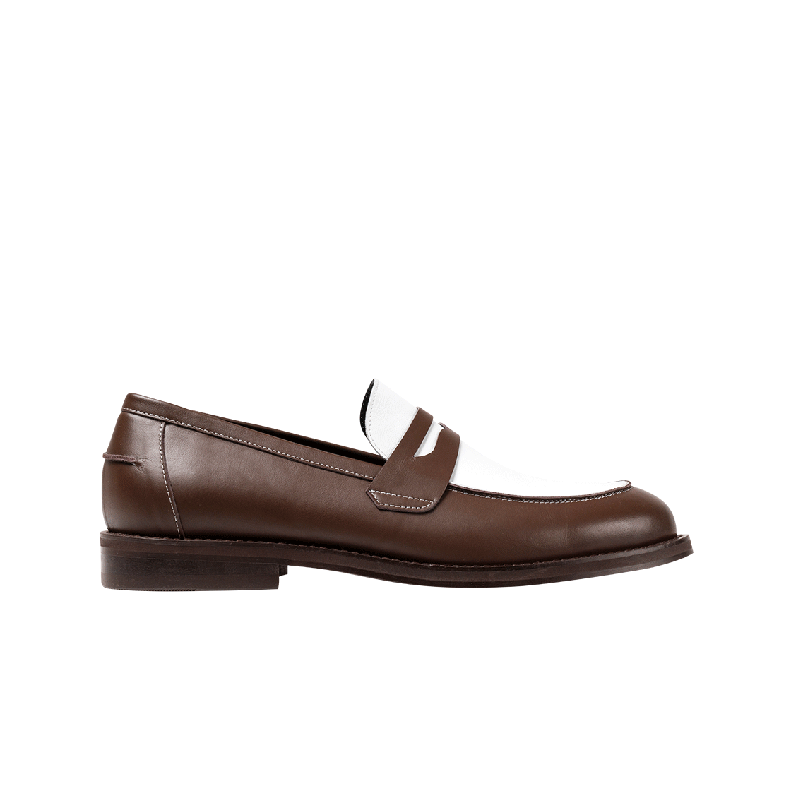 페니플레이트 남성 브라운 로퍼 로우(PENNY PLATE Men Loafer Brown Low) - 1