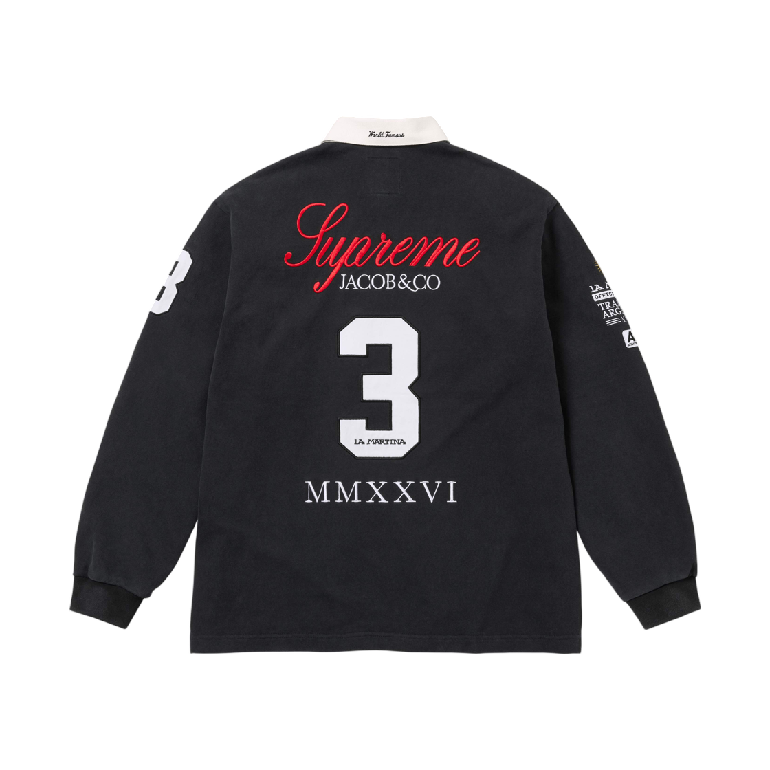 슈프림 x 라 마르티나 x 제이콥 앤 코 럭비 블랙 - 26SS(Supreme x La Martina x Jacob & Co Rugby Black - 26SS) - 2