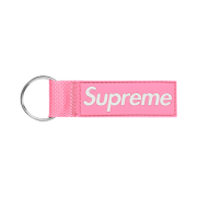 Supreme Webbing Keychain Pink - 26SS