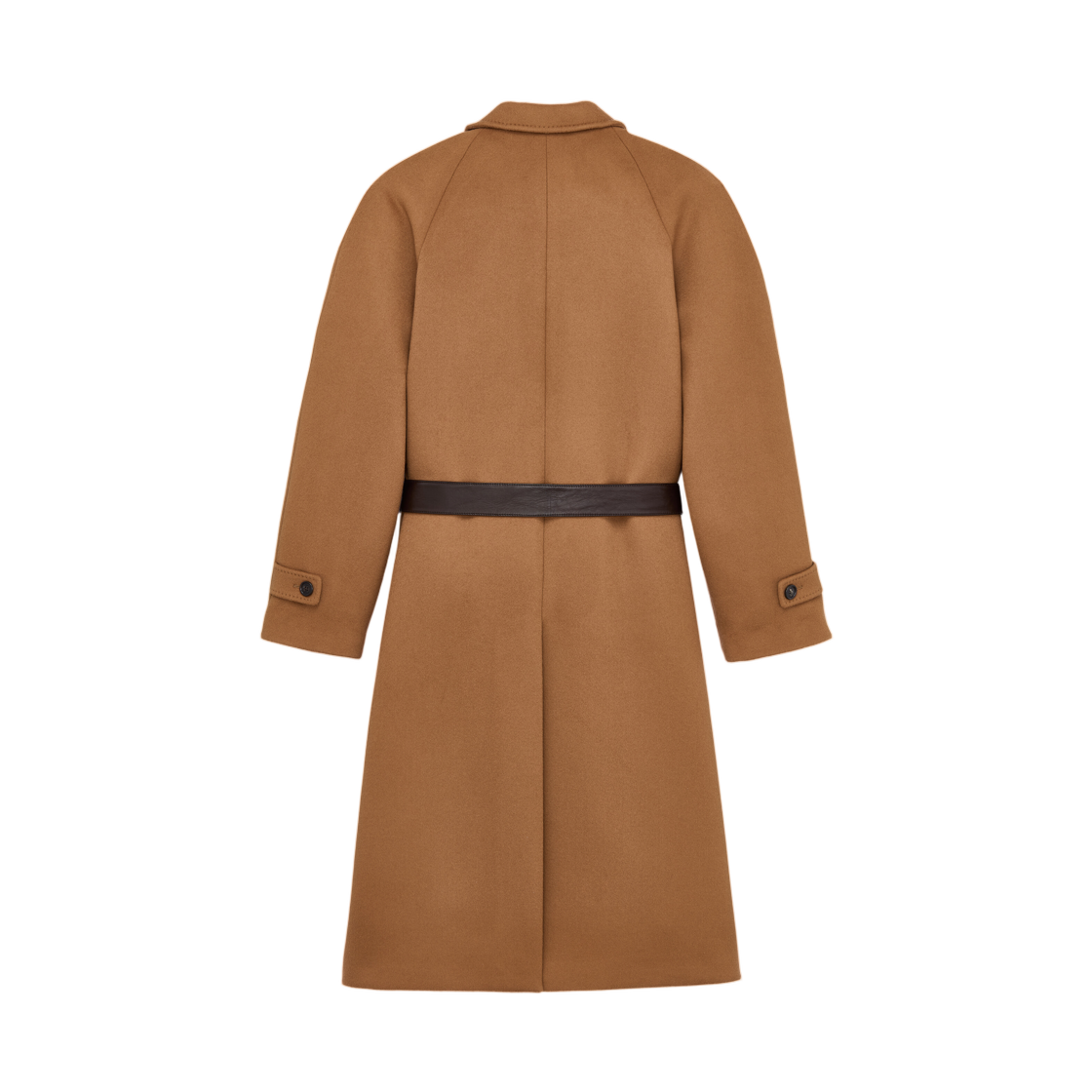 생로랑 벨티드 발마칸 더블 페이스 울 알장(Saint Laurent Belted Balmacaan in Double Face Wool Alezan) - 2