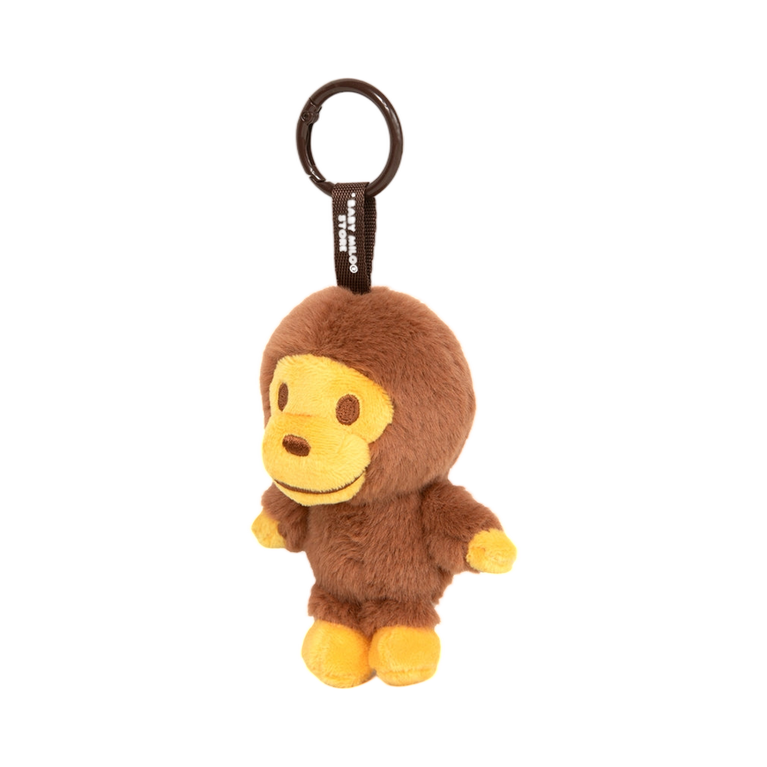 베이프 베이비 마일로 퍼 플러시 인형 키체인 브라운(BAPE Baby Milo Fur Plush Doll Keychain Brown) - 2