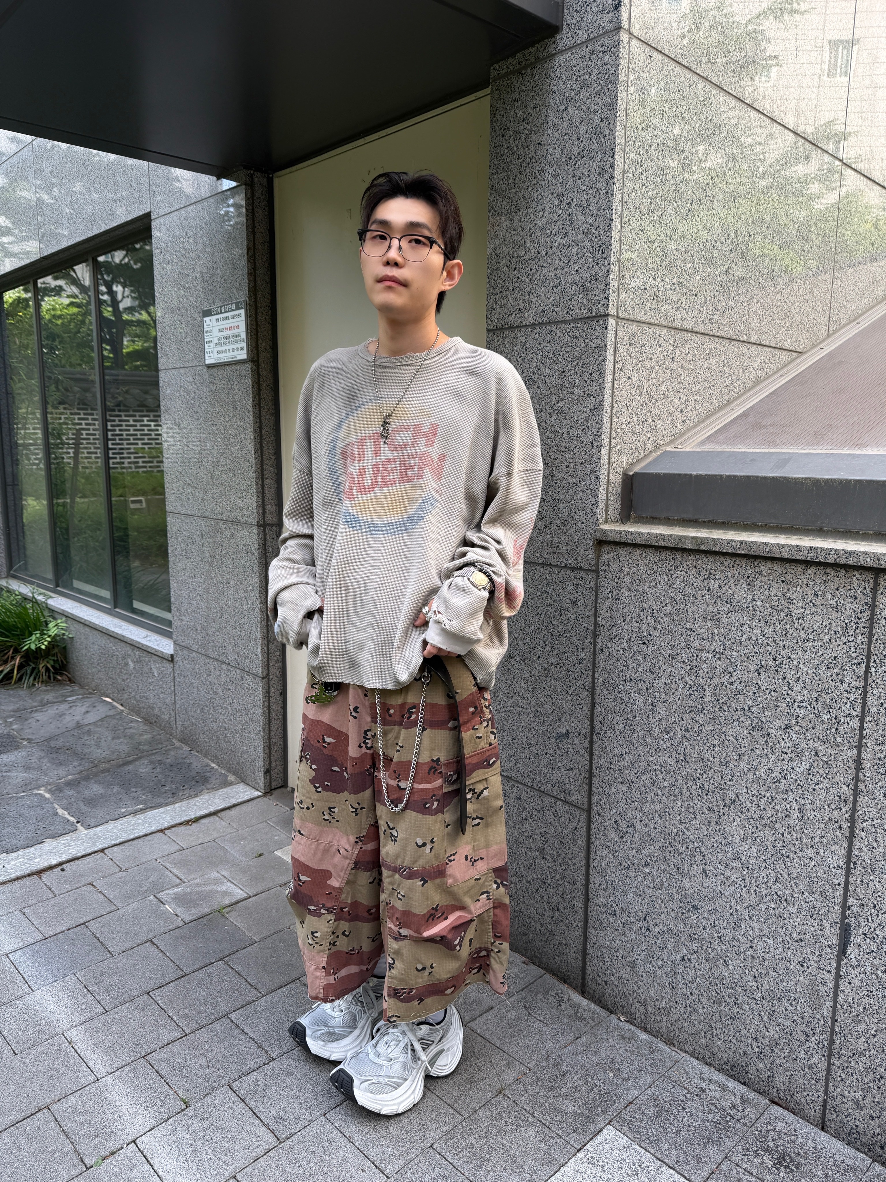 qualisartifexpereo Whopper Longsleeves, qualisartifexpereo Scavenger Shorts 착용 스타일 - 1