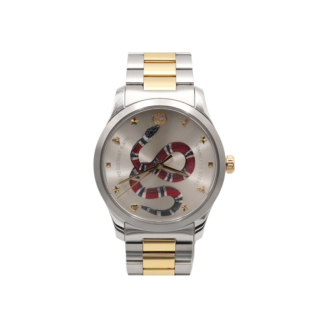 ITRGWEF2JHHK Gucci YA1264075 G-Timeless Gold-Tone Men Watch