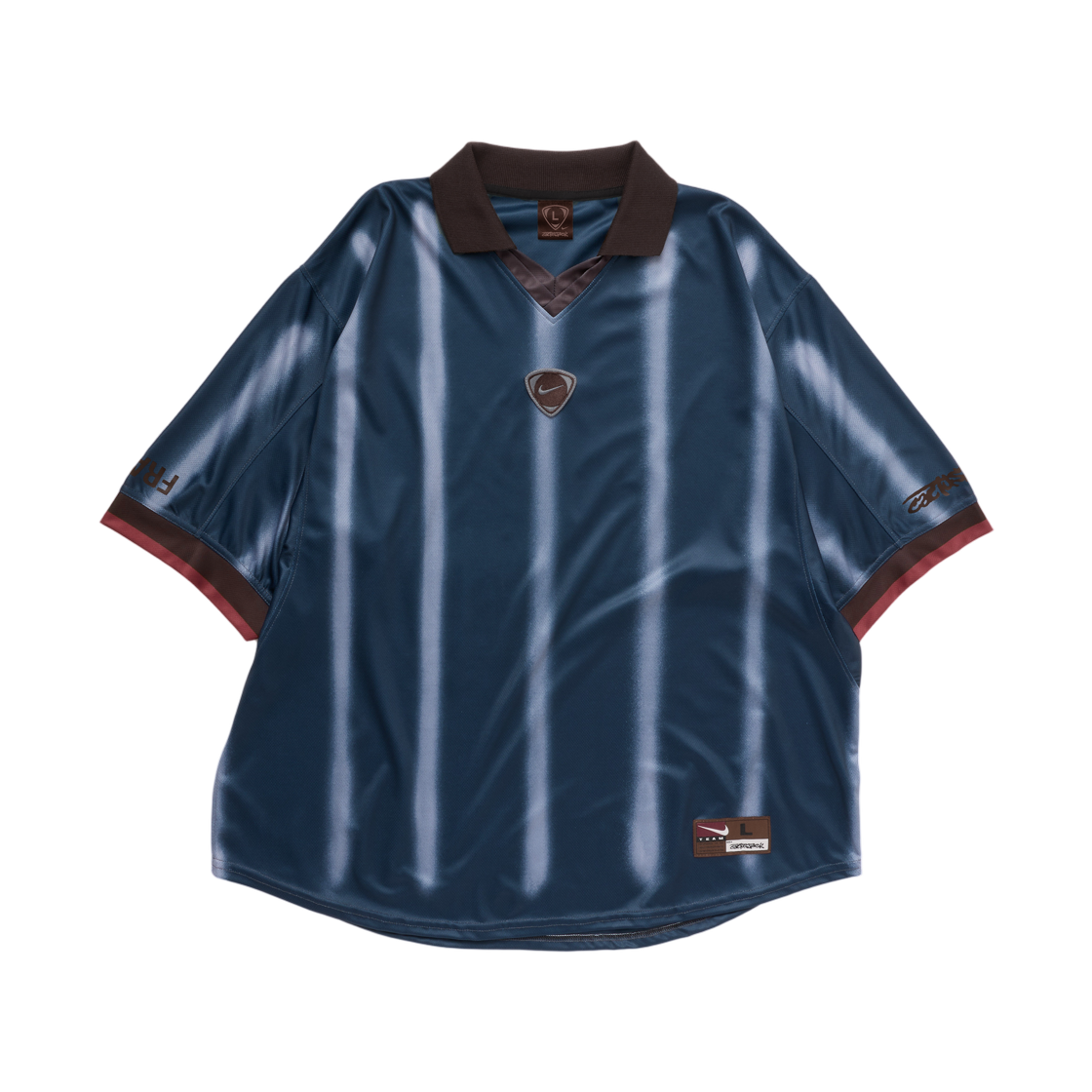 나이키 x 트래비스 스캇 캑터스 잭 프랑스 토탈 90 레트로 저지 블루(Nike x Travis Scott Cactus Jack France Total 90 Retro Jersey Blue) - 1