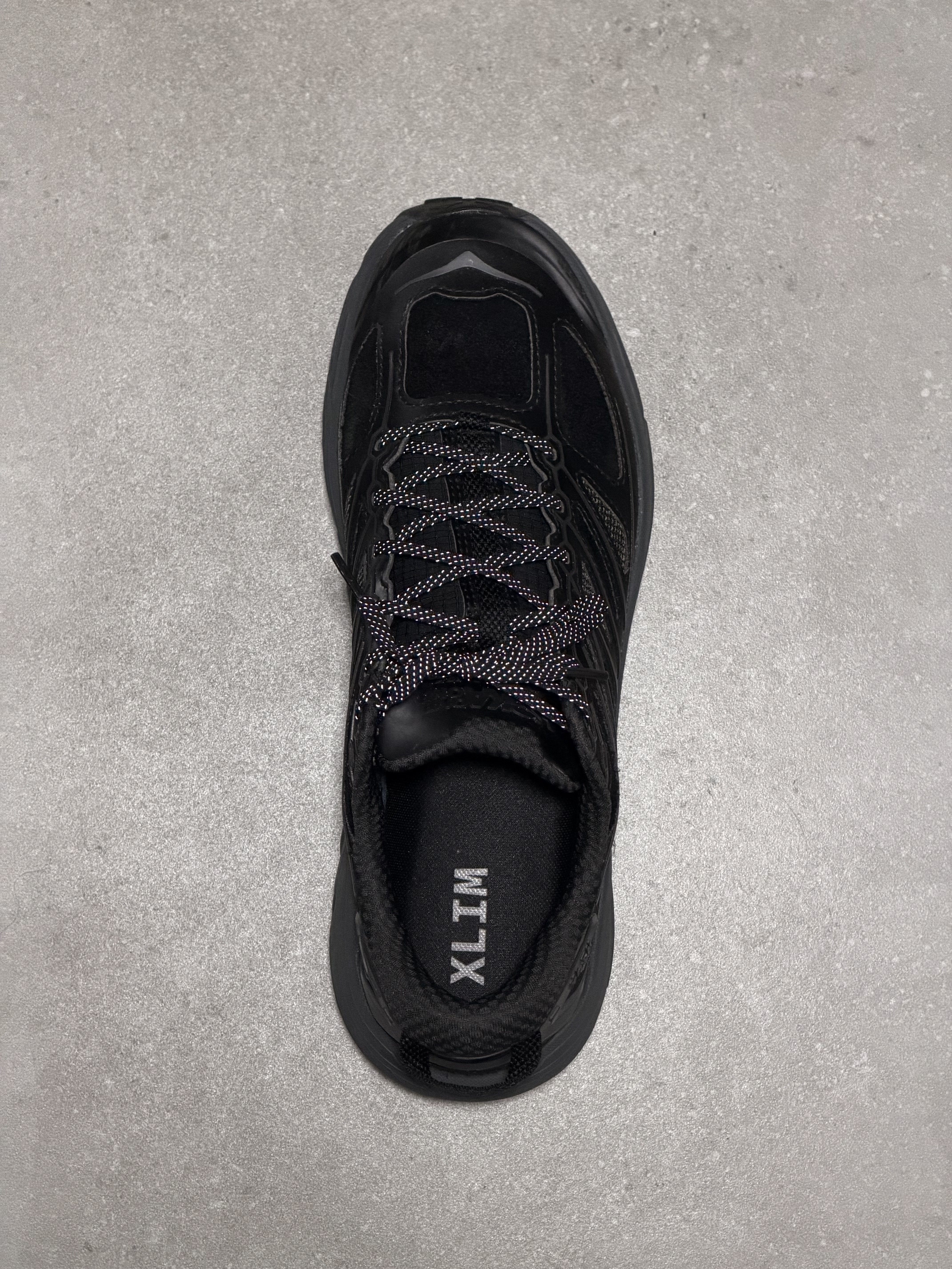 On Running x Post Archive Faction (Paf) Cloudmonster 2 Black Magnet, eS Accel OG Black 착용 스타일 - 3