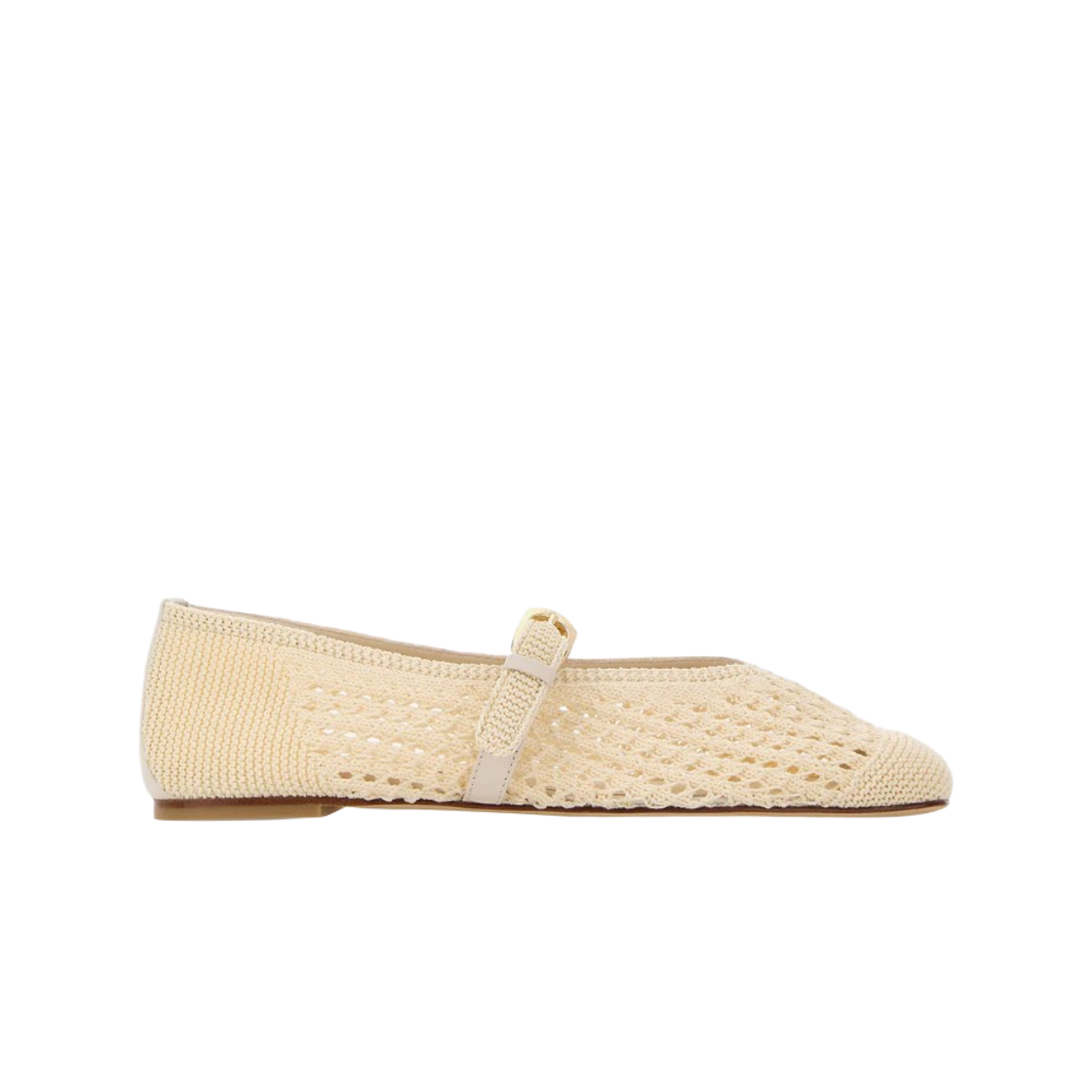 (W) 스튜어트 와이츠먼 레오라 메리 제인 발레 플랫 베이지((W) Stuart Weitzman Leora Mary Jane Ballet Flats Beige)