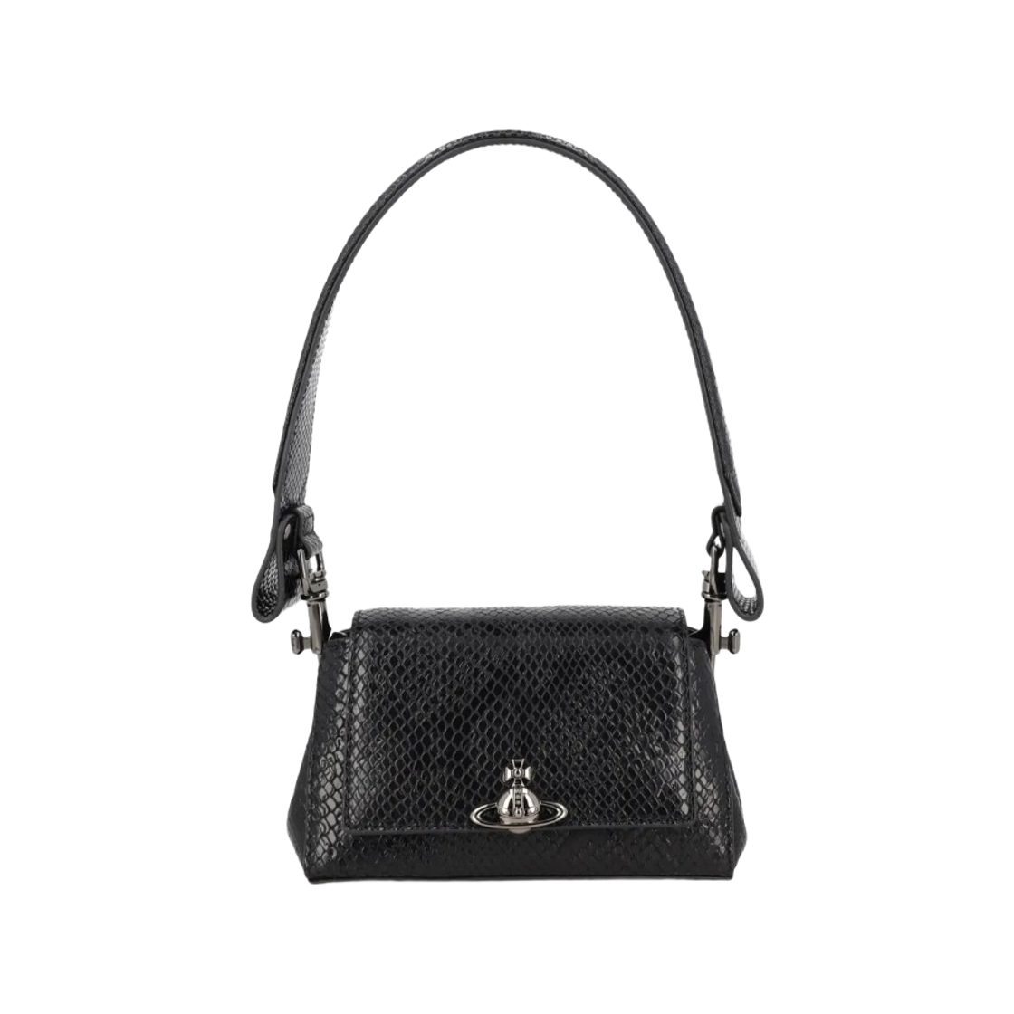 4603000WW-L00D7-N204 Vivienne Westwood Hazel Shoulder Bag Black