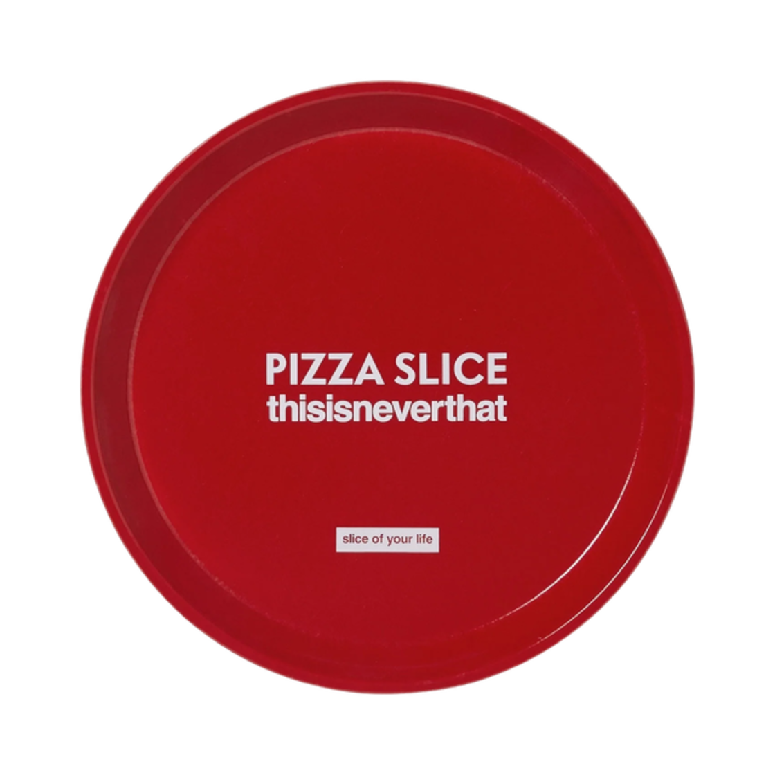 디스이즈네버댓 x 피자 슬라이스 캠트레이 레드(thisisneverthat x Pizza Slice Camtray Red)