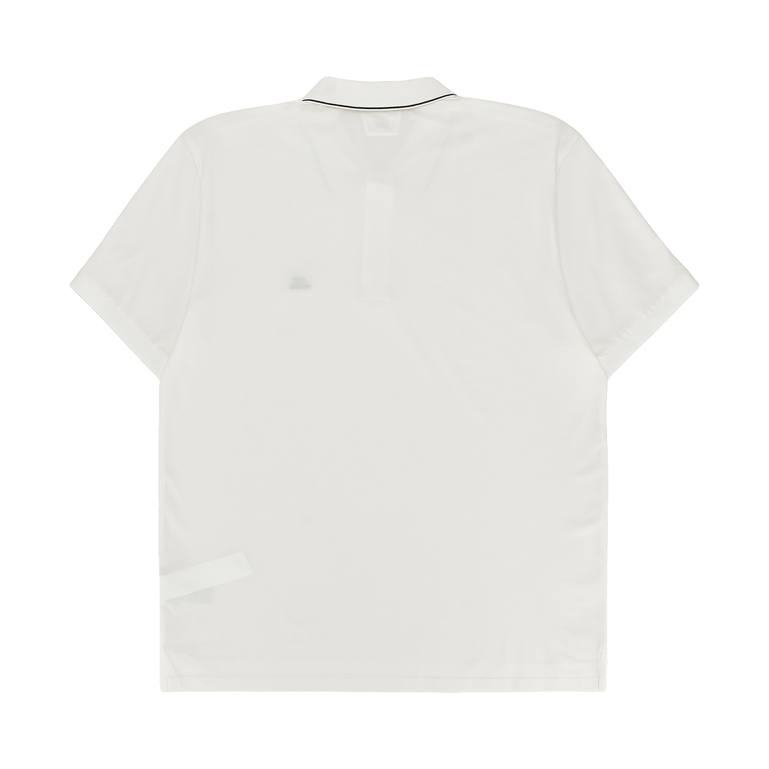 C.P. 컴퍼니 스트레치 피케 숏슬리브 로고 폴로 거즈 화이트 - 25FW(C.P. Company Stretch Piquet Short Sleeve Logo Polo Gauze White - 25FW) - 2