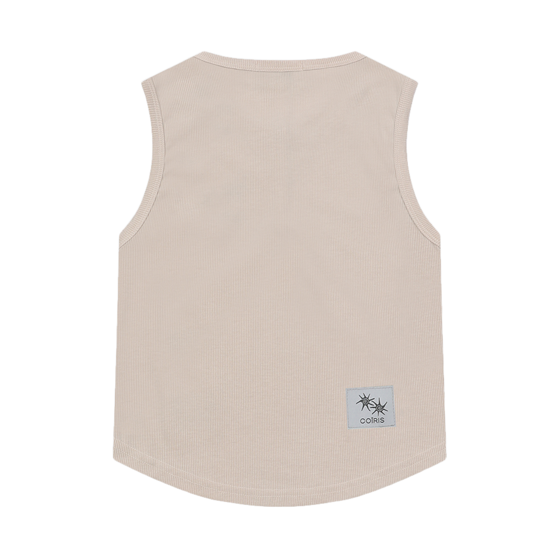 코이리스 아리나 버튼 크롭 굴림 슬리브리스 베이지(Coiris Arina Button Crop Sleeveless Beige) - 2