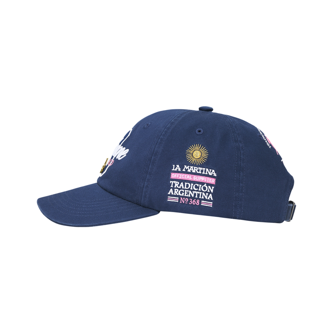 슈프림 x 라 마르티나 x 제이콥 앤 코 6-패널 네이비 - 26SS(Supreme x La Martina x Jacob & Co 6-Panel Navy - 26SS) - 3