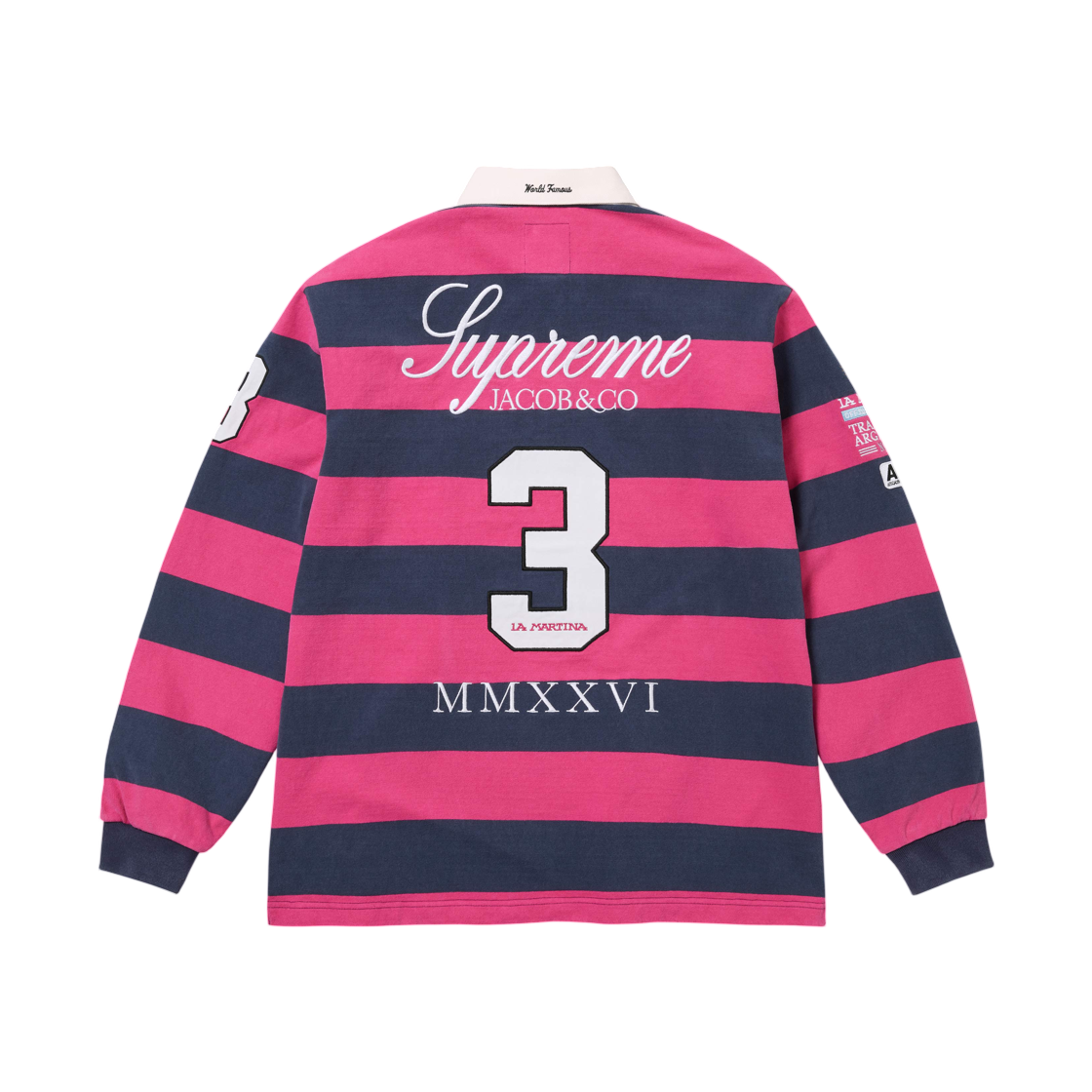 슈프림 x 라 마르티나 x 제이콥 앤 코 럭비 스트라이프 - 26SS(Supreme x La Martina x Jacob & Co Rugby Stripe - 26SS) - 2