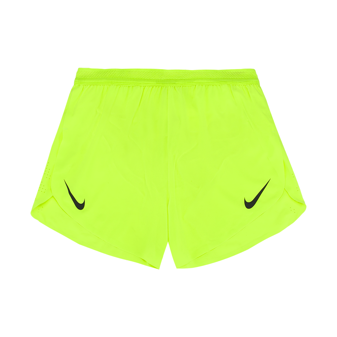 FN3352-702 Nike Aeroswift Dri-Fit ADV 4 Inch Brief Lined Running Shorts Volt Black - US/EU