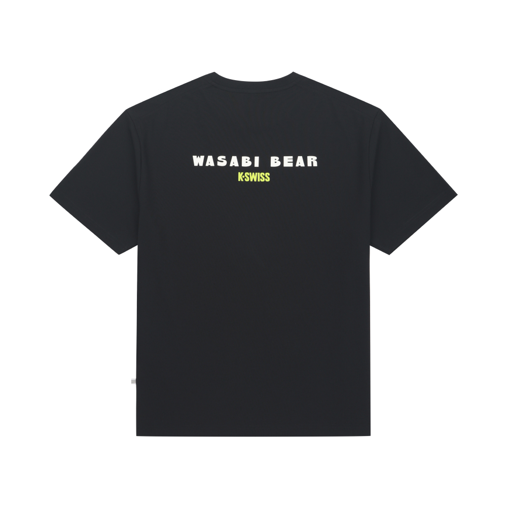 케이스위스 x 와사비 베어 공용  쿨 반팔 티 BK(K-SWISS x WASABI BEAR U COOL SS T BK) - 2
