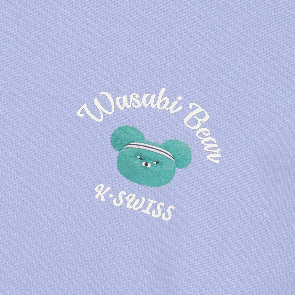 케이스위스 x 와사비 베어 여성  클럽 반팔 티 SB(K-SWISS x WASABI BEAR W CLUB SS T SB) - 4