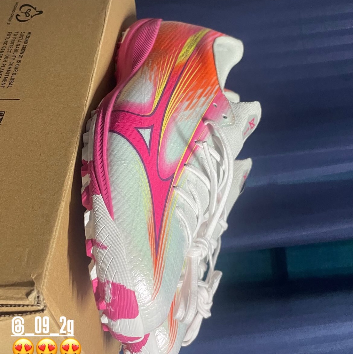 Mizuno Alpha III Elite AS White Pink 착용 스타일