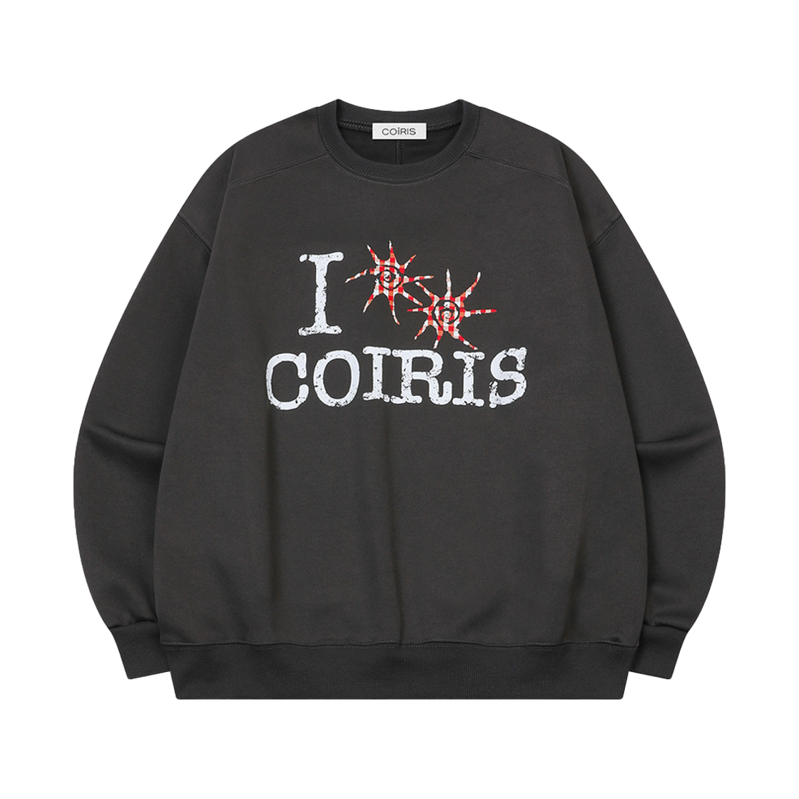 C-P00000BZ Coiris Sloo Vintage Check Logo Mtm Unisex Charcoal