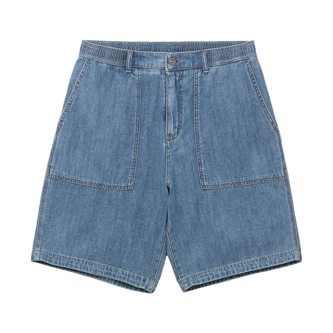 시리즈 셋업 인디고 퍼티그 데님 쇼츠 인디고(Series Set-Up Indigo Fatigue Denim Shorts Indigo) - 1