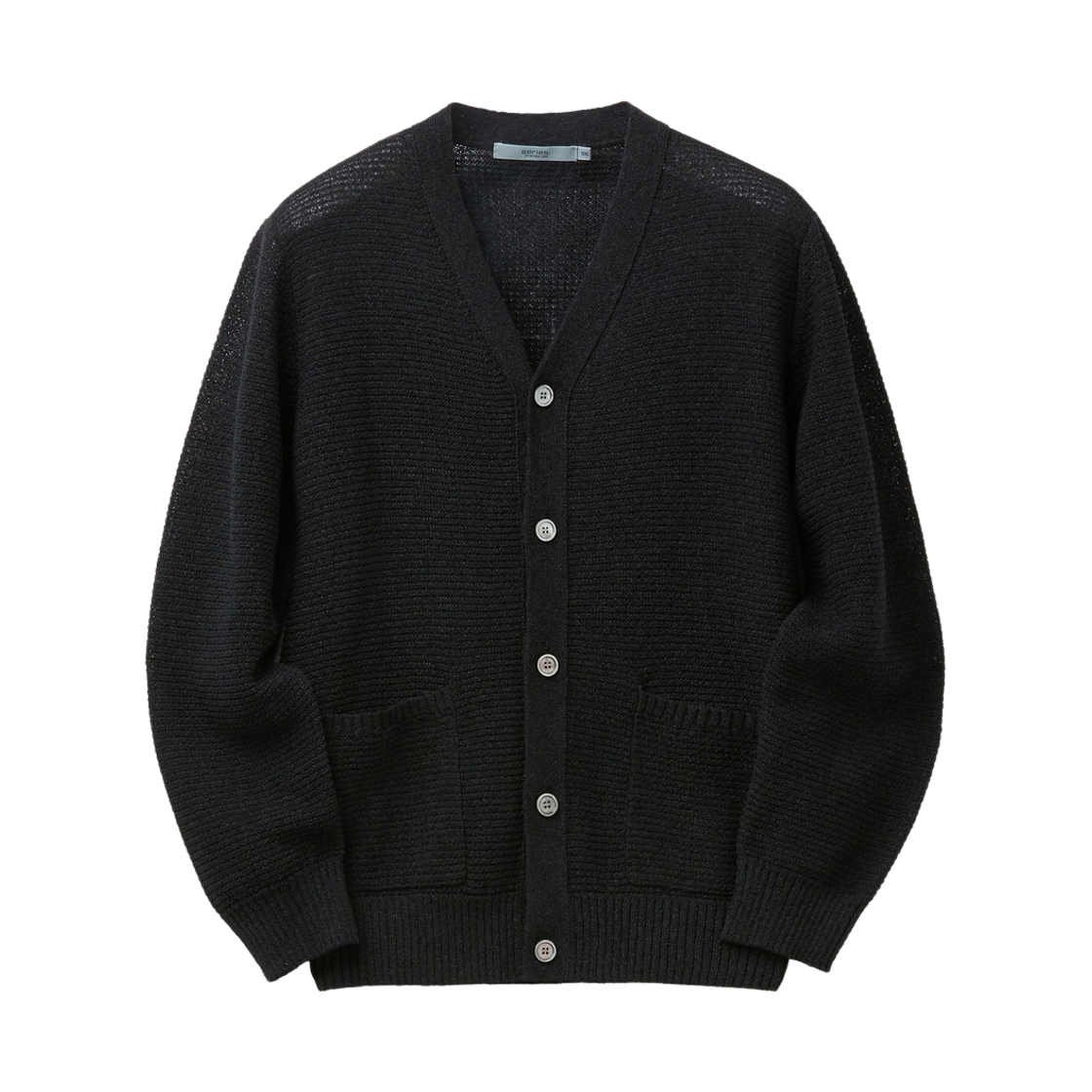 시리즈 페이퍼 카디건 블랙(Series Paper Cardigan Black) - 1