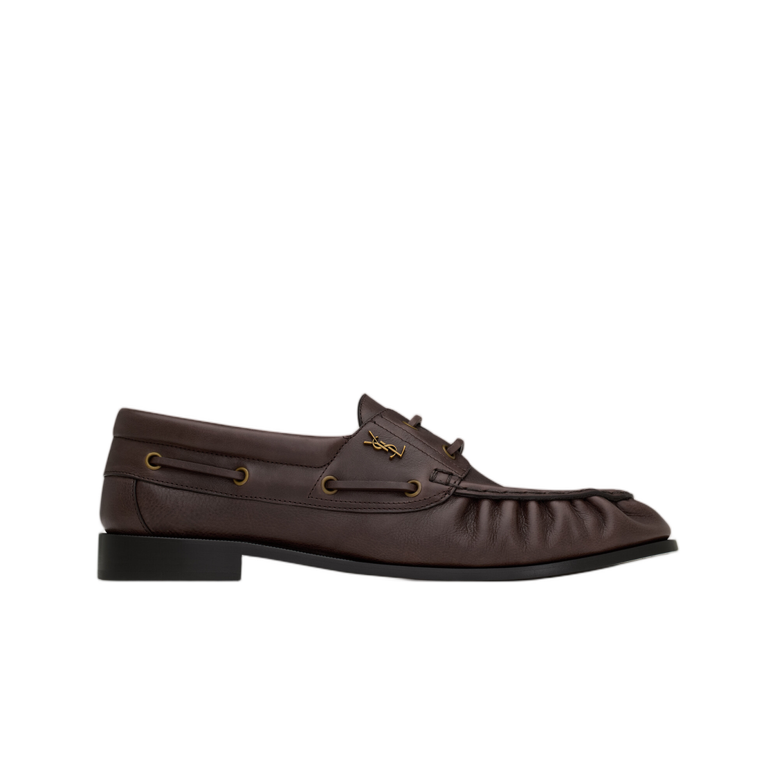 생로랑 르 로퍼 바또 스무스 레더 파리 브라운(Saint Laurent Le Loafer Bateau in Smooth Leather Paris Brown) - 1
