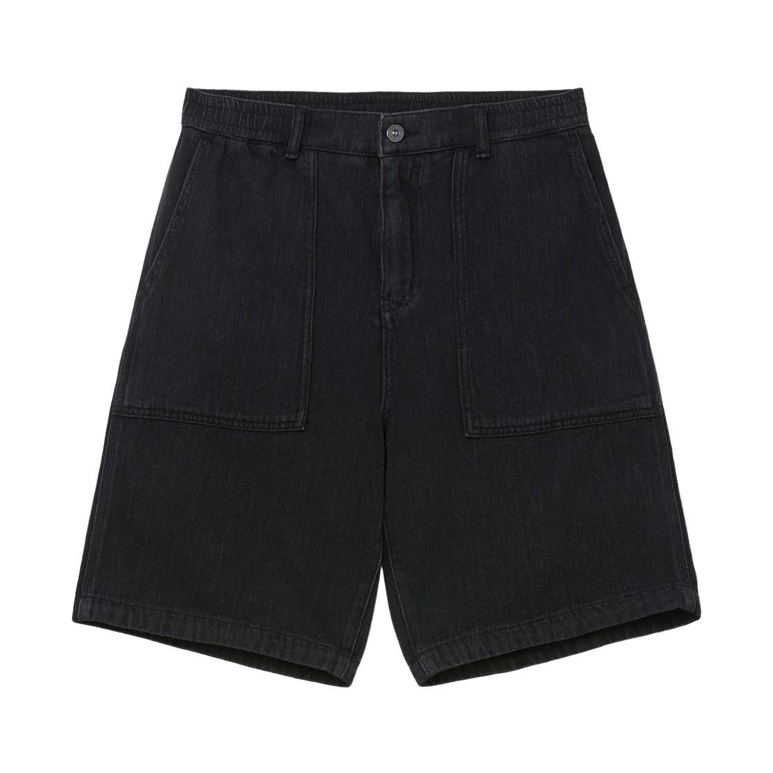 SAPDM26811BKX Series Set-Up Black Fatigue Denim Shorts Black